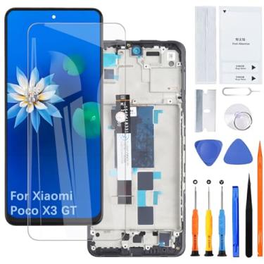 Imagem de Kit de montagem de tela LCD para Xiaomi Poco X3 GT 21061110AG com moldura