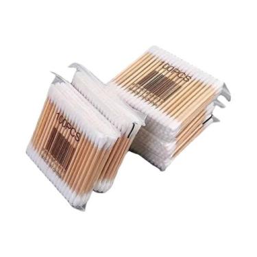 Imagem de Cotonetes De Algodão Em Massa Cabeça Dupla 100 300 500 800pcs 20 40set