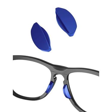 Imagem de SAUCER Almofadas de reposição para nariz Oakley HSTN OO9242 | OO9242A | Frogskins Range OO9284 | OO9284A | Óculos de sol Frogskins Hybrid OO9289 - Azul padrão