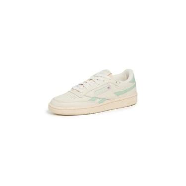 Imagem de Reebok Tênis feminino Club C Revenge Vintage, Giz vintage/sálvia clara/papel branco, 34