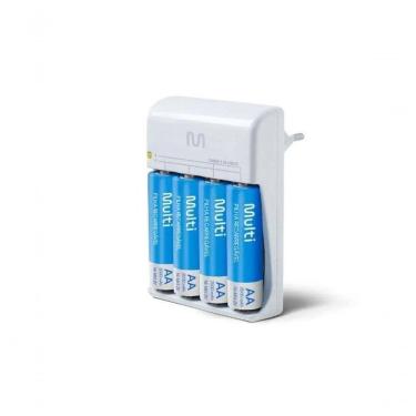 Imagem de Carregador Rm02 Bivolt Com 4 Pilhas Aa De 2500 Mah Cb054