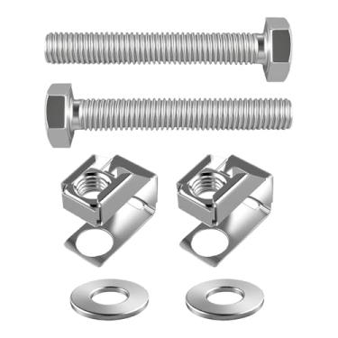 Imagem de Parafusos de flange do coletor de escape Porcas em U para Dodge Ram 1500 2011-2024 Dakota 2004-2010 Wrangler 2007-2012, kit de ferragens de flange do coletor de escape substitui 03442 6036734AA