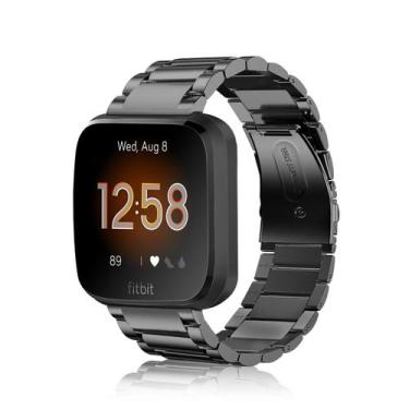 Imagem de Banda de metal compatível com Fitbit Versa 2, Versa, Versa Lite - Fint