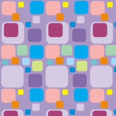 Imagem de Papel Parede Quadrados Coloridos Sala Quarto Casal Adesivo - LRP