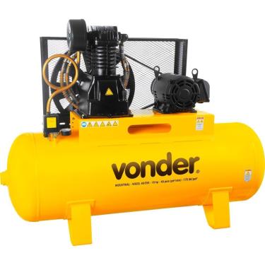 Imagem de Compressor De Ar Vdcsl 40-250 Trifásico -380V Vonder 220V