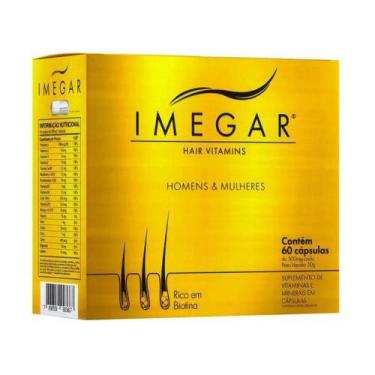 Imagem de Imegar Hair Vitamins Homens & Mulheres 60 Cápsulas - Prowin Pharma, se
