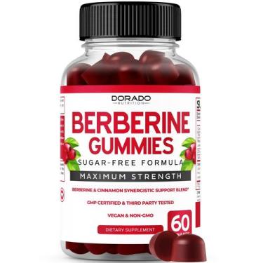 Imagem de Suplemento Dorado Nutrition Berberine Gummies 1.200 mg 60 ct