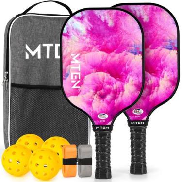Imagem de Conjunto de pás Pickleball aprovado pela MTEN USAPA com bolas e bolsa