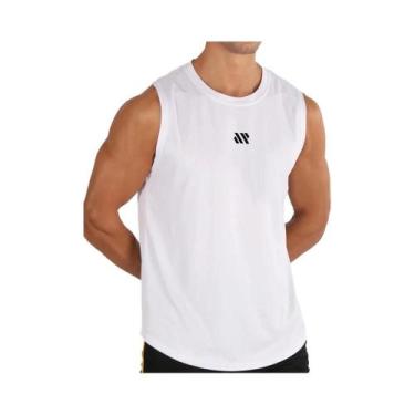 Imagem de Camiseta Sem Mangas Masculina Para Fitness Verão 2025 Roupas De Corrid