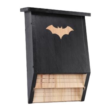 Imagem de GLOGLOW Casa de Morcegos de Câmara Dupla para o Ar Livre, Abrigo de Caixa de Madeira Artesanal Mantém até 75 Morcegos Caixa de Proteção Climática para o Quintal de Jardim e Montagem de