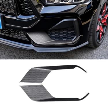 Imagem de Acessórios para Divisores de Ventilação de Entrada de Ar para Para-choques de Carro Compatíveis com Mustang 2024+ Capa Divisora de Para-choques Kit de Corpo de Acabamento de Ventilação (Aparência de