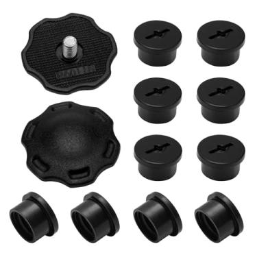 Imagem de Parafusos de polegar e válvula de bexiga para capacete de futebol americano Riddell SpeedFlex, kit de reparo de capacete de futebol juvenil de substituição para sistema de estabilização de alça de