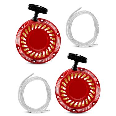 Imagem de QAGGUM Conjunto de arranque de recuo adequado para Honda GX160 GX120 GX200 WD20 WD30 WP20 WP30 FR600 FR650 FR750, kit de arranque para substituir 28400-ZE1-003ZA 28400-ZE8-013ZA
