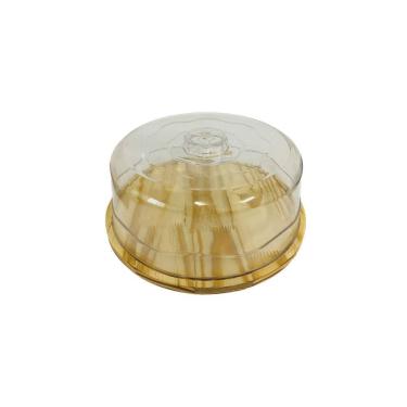 Imagem de Boleira de madeirac/tampa em acrílico