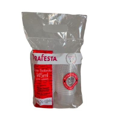 Imagem de Pote Redondo Freezer e Micro-ondas 145ml com Tampa Prafesta c/24 un