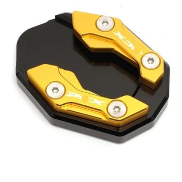 Imagem de 2023 NOVO suporte de motocicleta suporte lateral de pé extensão ampliador compatível com PCX 160 150 125 PCX150 PCX160 PCX125(amarelo)