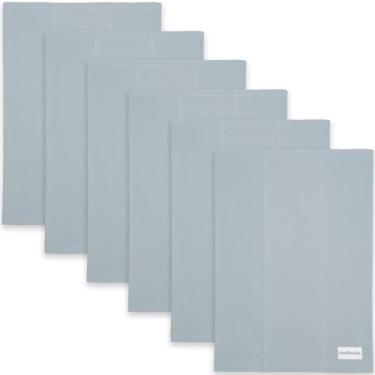 Imagem de Comfy Cubs Conjunto de panos para arrotar bebês (pacote com 6) - grande, 6 camadas, ultra absorvente 100% algodão para bebês cuspir, babar e bagunçar - presentes de bebê recém-nascidos macios, suaves