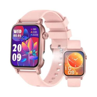 Imagem de Relógio Inteligente Feminino HD De 1,85 Polegadas Com Bluetooth, Chama