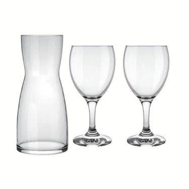 Imagem de Kit Jarra Decanter Moringa 500ml com 2 Taças Windsor 250ml - Nadir Fig