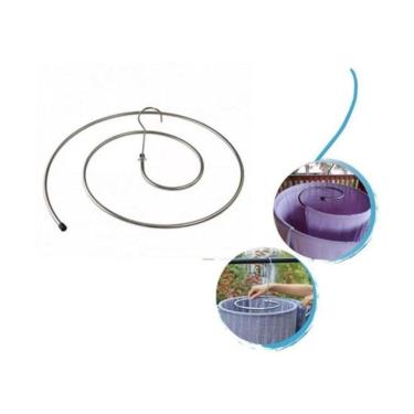 Imagem de Cabide Espiral Aço Inox 45Cm X 0,8Cm X 15Cm