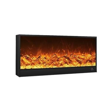 Imagem de Lareira Decorativa Lareira elétrica Home Estilo Europeu Sala de estar Lenha Simulação eletrônica Chama(1500x180x520mm)