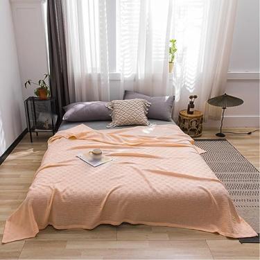 Imagem de Cobertor de verão, solteiro, cobertor de pele, cobertor de toalha, sensação legal, pilha não sai, 100% algodão, sono fresco e confortável, roupa de cama refrescante, cobertor de soneca, roupa de cama