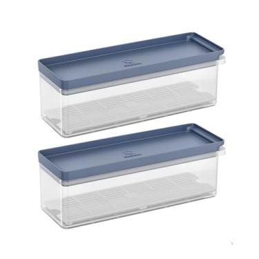 Imagem de Kit 2 Potes Herméticos Organizadores com Escorredor Electrolux 2,3L