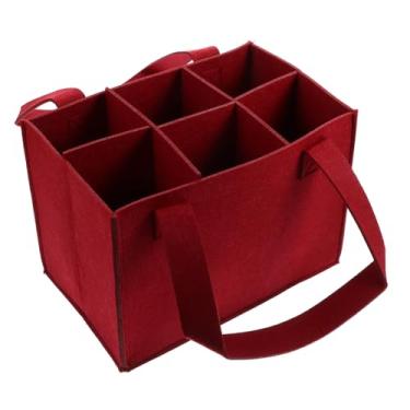 Imagem de 1 Unidade Sacola De Vinho Bolsa De Lona Bolsa Portátil Bolsa Porta Vinho Saco De Vinho Para Piquenique Porta Garrafa De Vinho Portátil Água Casamento Viagem Sentido Decantador