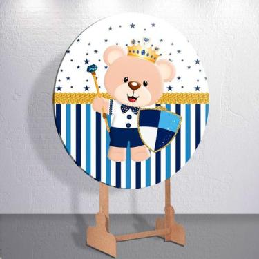 Imagem de Capas Painel Grande e Mini Painel Redondo Festa Infantil Ursinho Menin