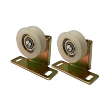 Imagem de JOCEC, ROLDANA CONCAVO 1 1/8" NYLON C/ROLAMENTO PORTA MADEIRA 2 PCS JOCEC