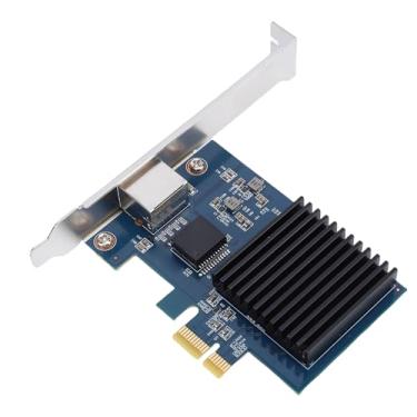 Imagem de Zyyini 10g PCIE Network Card, RJ45 Porta PCI Express Gen 4 X1 Adaptador de Rede Com Chipset RTL8127, Suporte 10g 5g 2,5g 1g 100Mbps 10Mbps, para Linux