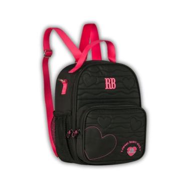 Imagem de Mochila P Rebecca Bonbon Bolsa Térmica Creche Passeio Kids, Cor Preta