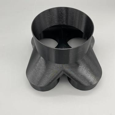 Imagem de Conexão de duto divisor de 4 vias de 15 a 10 cm para barraca de cultivo de pó de madeira - Zephyr's Market