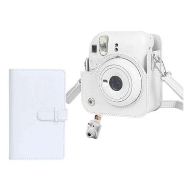 Imagem de Kit Álbum P/108 Fotos Mini +case Bolsa P/ Camera Instax Mini - skin za