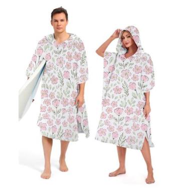 Imagem de Toalha Abahub Surf Poncho Masculina e Feminina Quick Dry L
