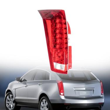 Imagem de SUPUMAN Conjunto de luz traseira compatível com Cadillac SRX 2010-2016 Lente vermelha freio traseiro lâmpada traseira (lado esquerdo do motorista)