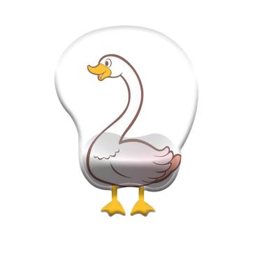 Imagem de Suporte de pulso para mouse pad Cute Duck Design Silicone 260 x 200 x 30 mm