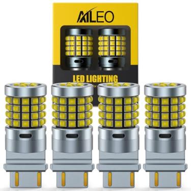 Imagem de AILEO 3156 3157 Lâmpada LED branca, 500% super brilhante 54-SMD 3030 Chip, 3056 3456 4156 4057 4157 LED substituição para luz de ré de reserva, luz traseira, DRL, luz de estacionamento, pacote com 4