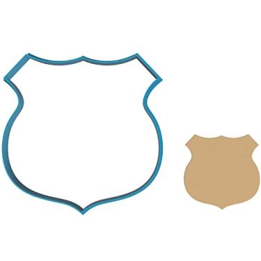 Imagem de Rota 66 - Rodovia - Estrada - The Main Street of America - Ícone - US Highway 66 - Cortador de biscoito/biscoito de açúcar/fondant/argila (1441) (10 cm)