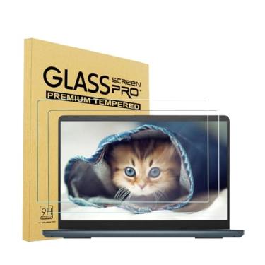 Imagem de Pacote com 2 protetores de tela de vidro temperado para laptop de 14 polegadas para HP/Dell/Sony/Samsung/Lenovo/Acer/MSI/LG/Razer Blade e outros notebooks de 14 polegadas com proporção de 16:9, dureza