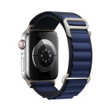 Imagem de Pulseiras De Relógio De Nylon Para Apple Watch Série 10 9 8 7 6 SE Ult