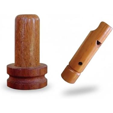 Imagem de Apito De Madeira Juriti 36 Pomba Asa Branca, Pomba-carijó + Apito De Madeira Marreca Caneleira