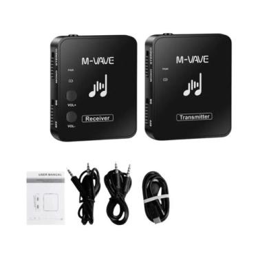 Imagem de Fone De Ouvido Sem Fio Monitor M-vave WP-10 Transmissor Receptor Recar