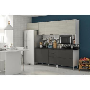 Imagem de Cozinha Completa Bartira Rubi com 7 Portas e 5 Gavetas - 360,1cm de largura