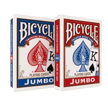 Imagem de Bicycle Baralho de cartas jumbo, pacote com 2