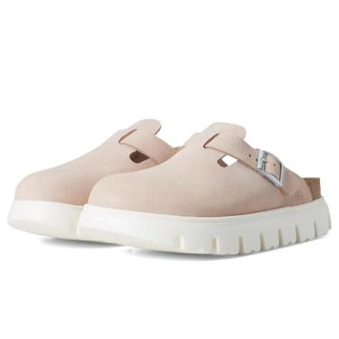 Imagem de Birkenstock Tamancos femininos Boston Chunky, Rosa claro, 9-9.5 Narrow