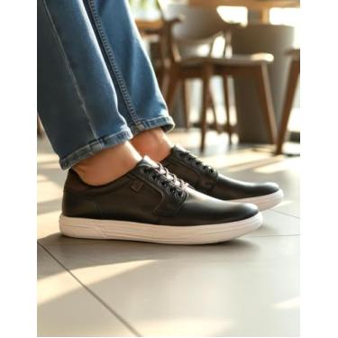 Imagem de Tênis Casual Pegada Masculino Couro 110406