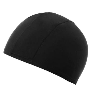 Imagem de Touca Natação Infantil Proteção UV Lisa Preta Everly-Unissex