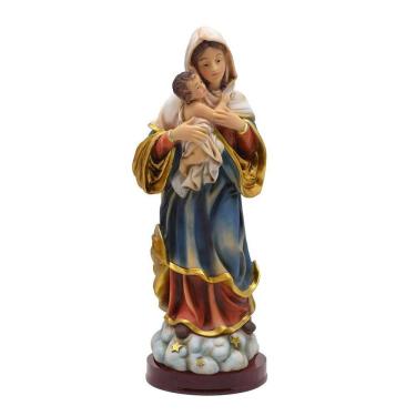 Imagem de Imagem Mãe Rainha Religiosa De Resina 14Cm