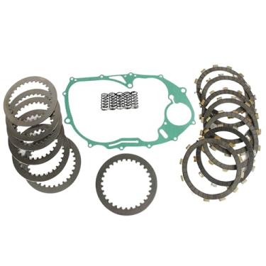 Imagem de Kit de embreagem V Star 650 1998-2016 - OEM 3B6-W001G-00-00 Substituição com molas resistentes, 7 placas de fricção e aço, junta - ajuste direto para modelos XVS650 Classic/Custom/Silverado